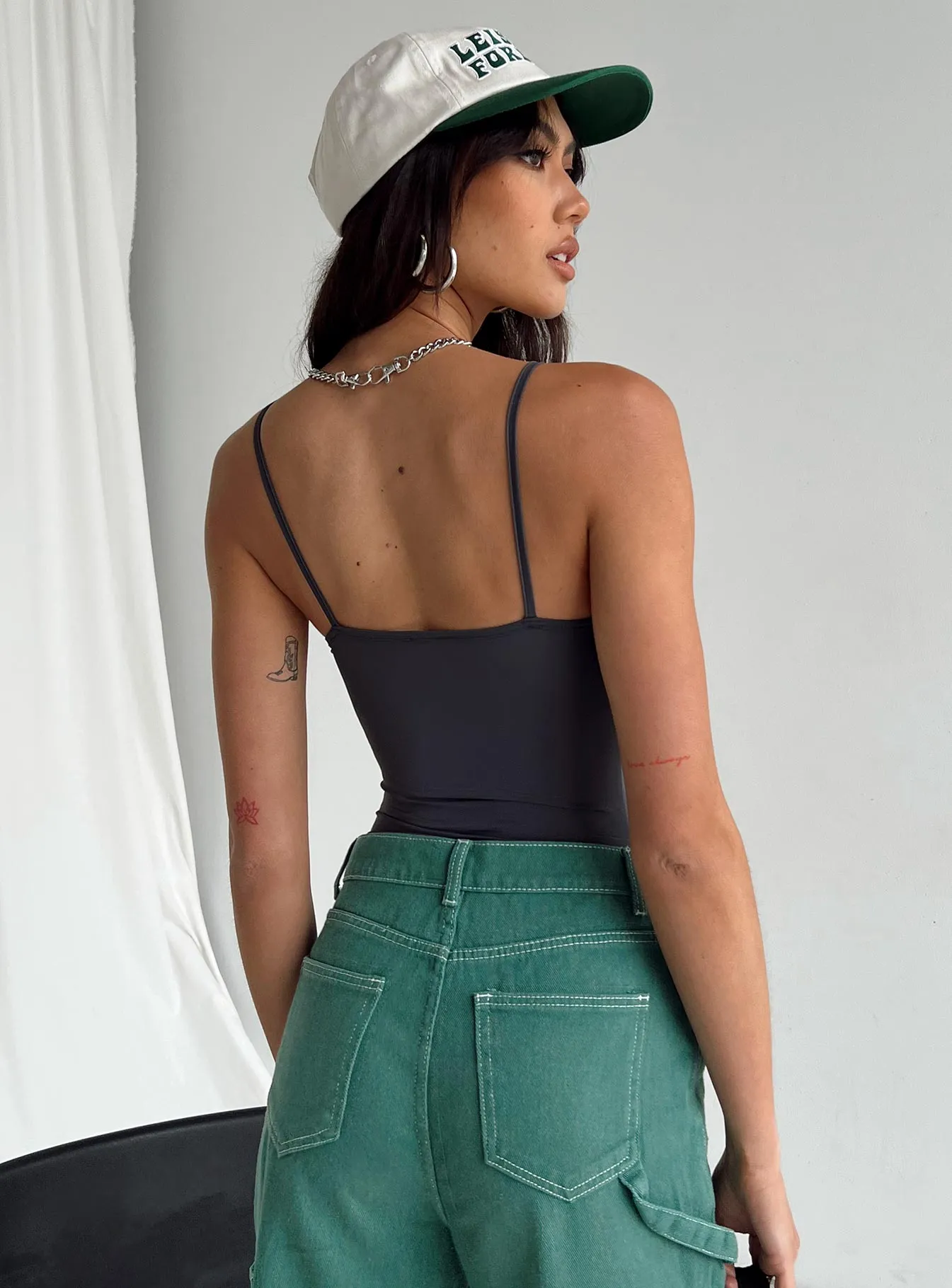 Geary Bodysuit Grey Sport Sporty Cool Simple