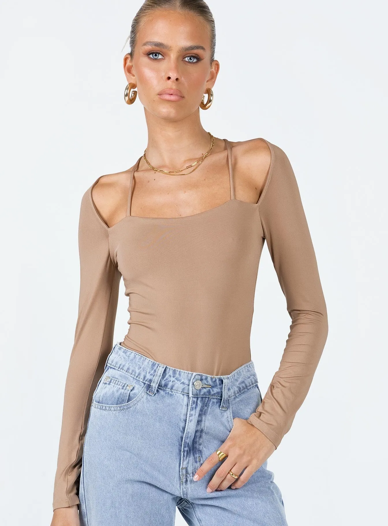 Smart Dancer Beach Guest Lettie Bodysuit Beige