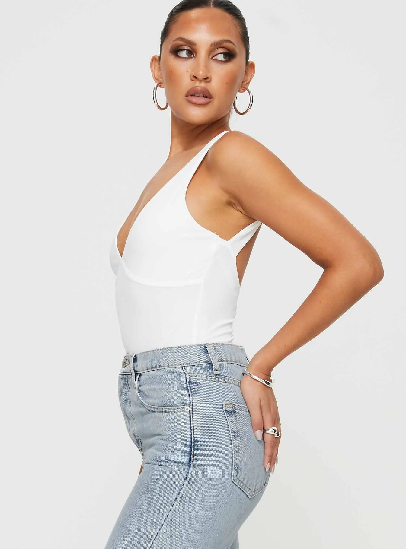 Nellie Bodysuit White Club Sport