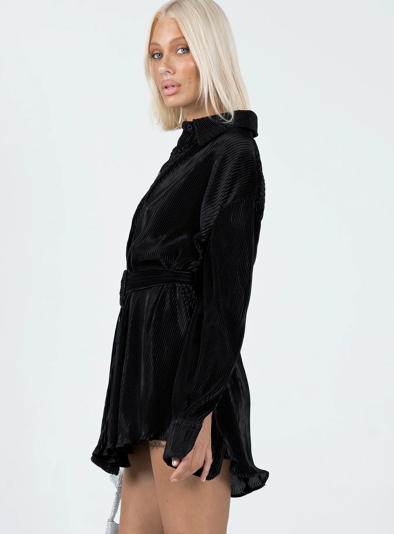 Elegant Wear Edena Mini Dress Black