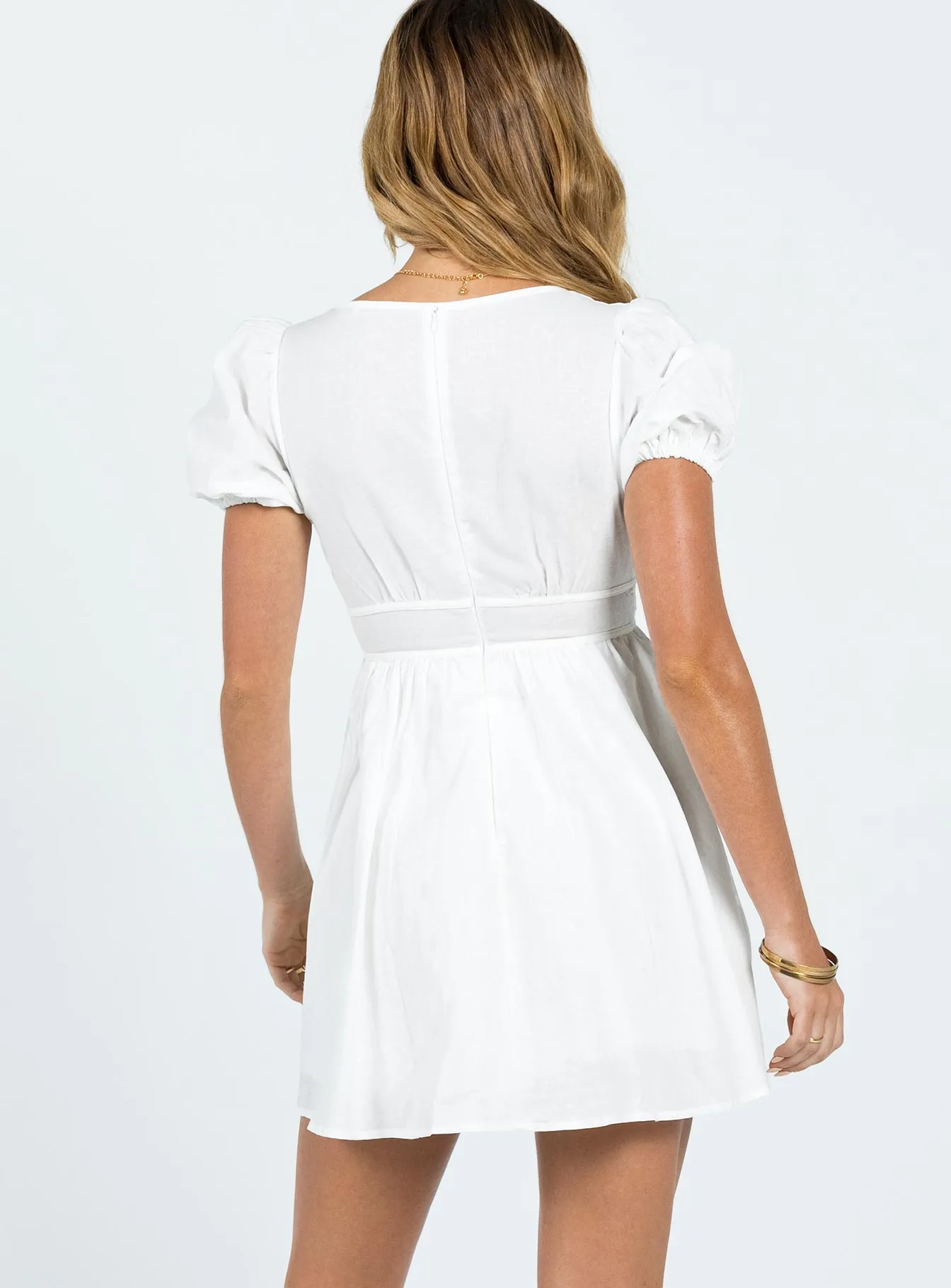 Raleigh Mini Dress White Edge Mood Stage Warm