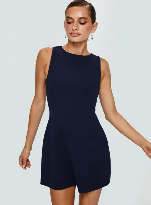 Anse Mini Dress Navy Casual Chic Wear Fun casual mini