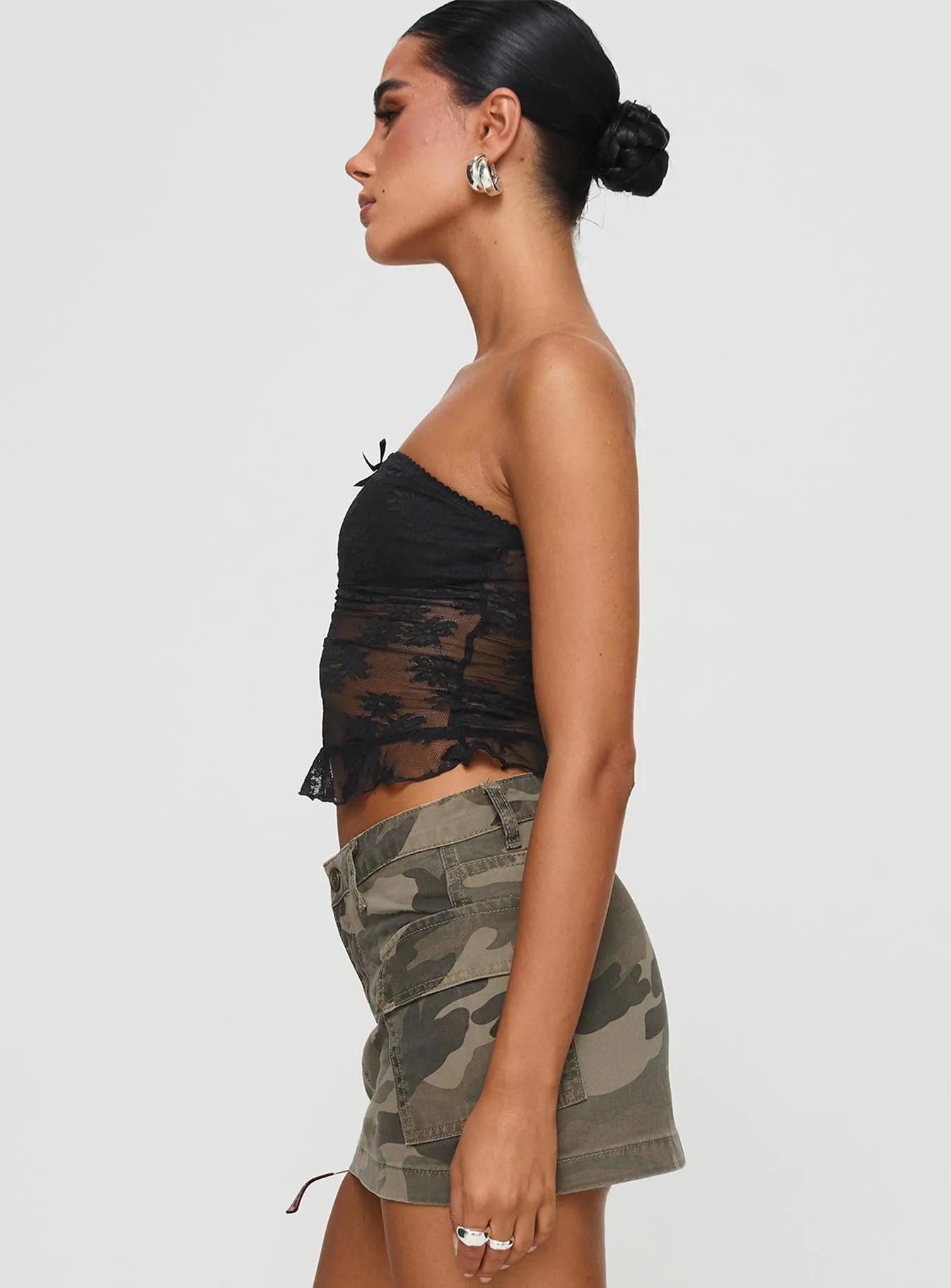Atheria Strapless Top Black BreathableBack