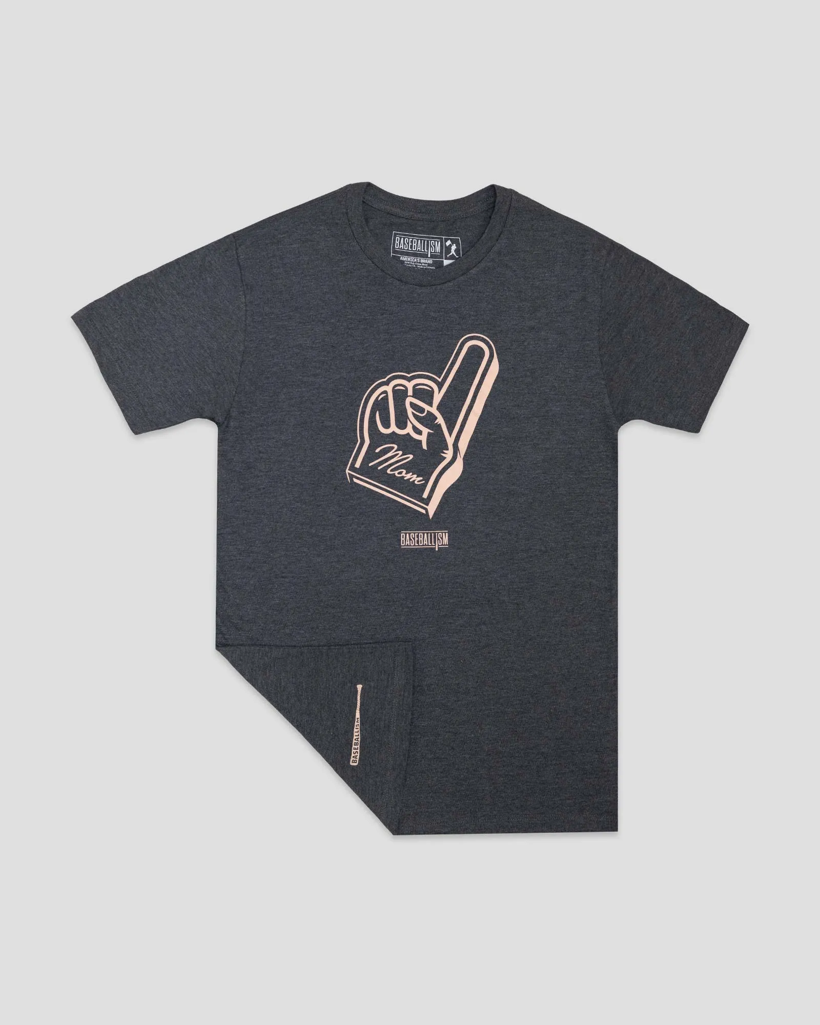 Reflective accents DoubleLayered Number One Mom - Women's Warm-Up Tee