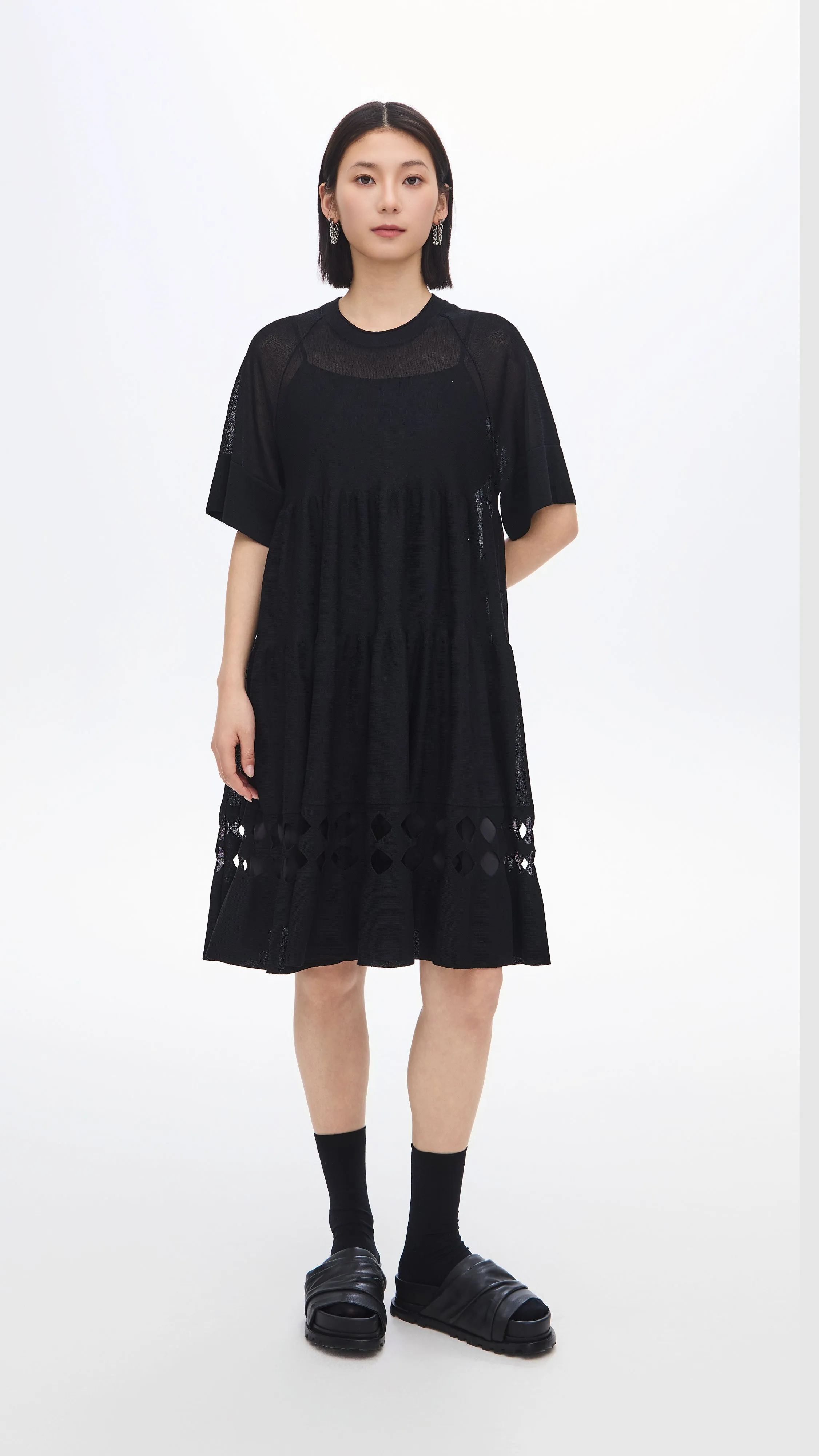 Pottery Knit Dolly Dress Digital Glow