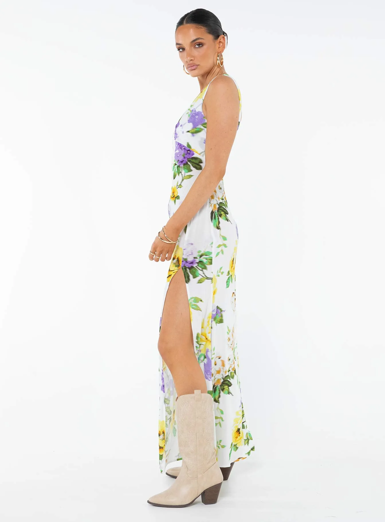 Lavender Field Chic dress for casual outings Shannyn Maxi Dress Multi