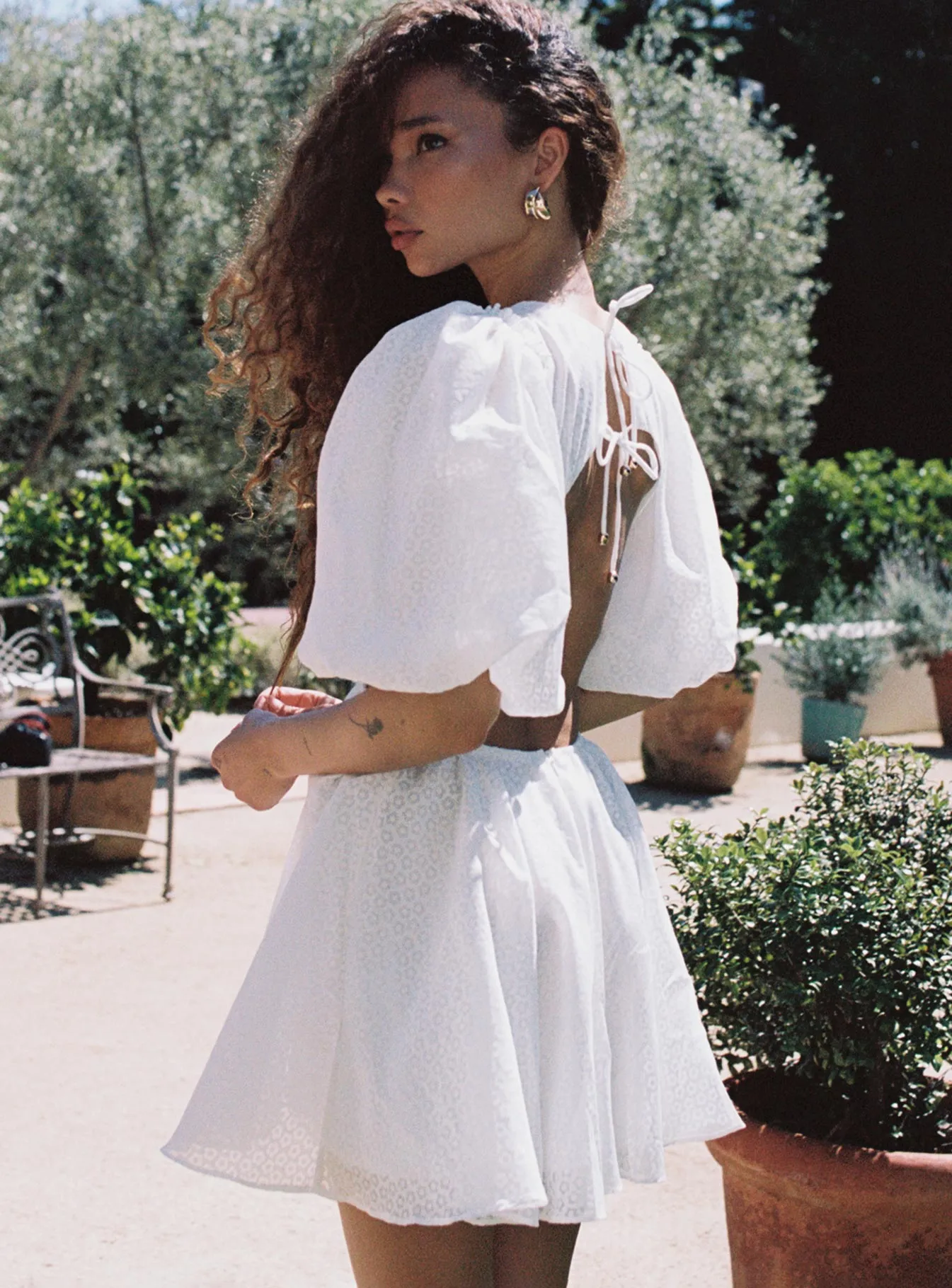 Hot Glow Marano Mini Dress White