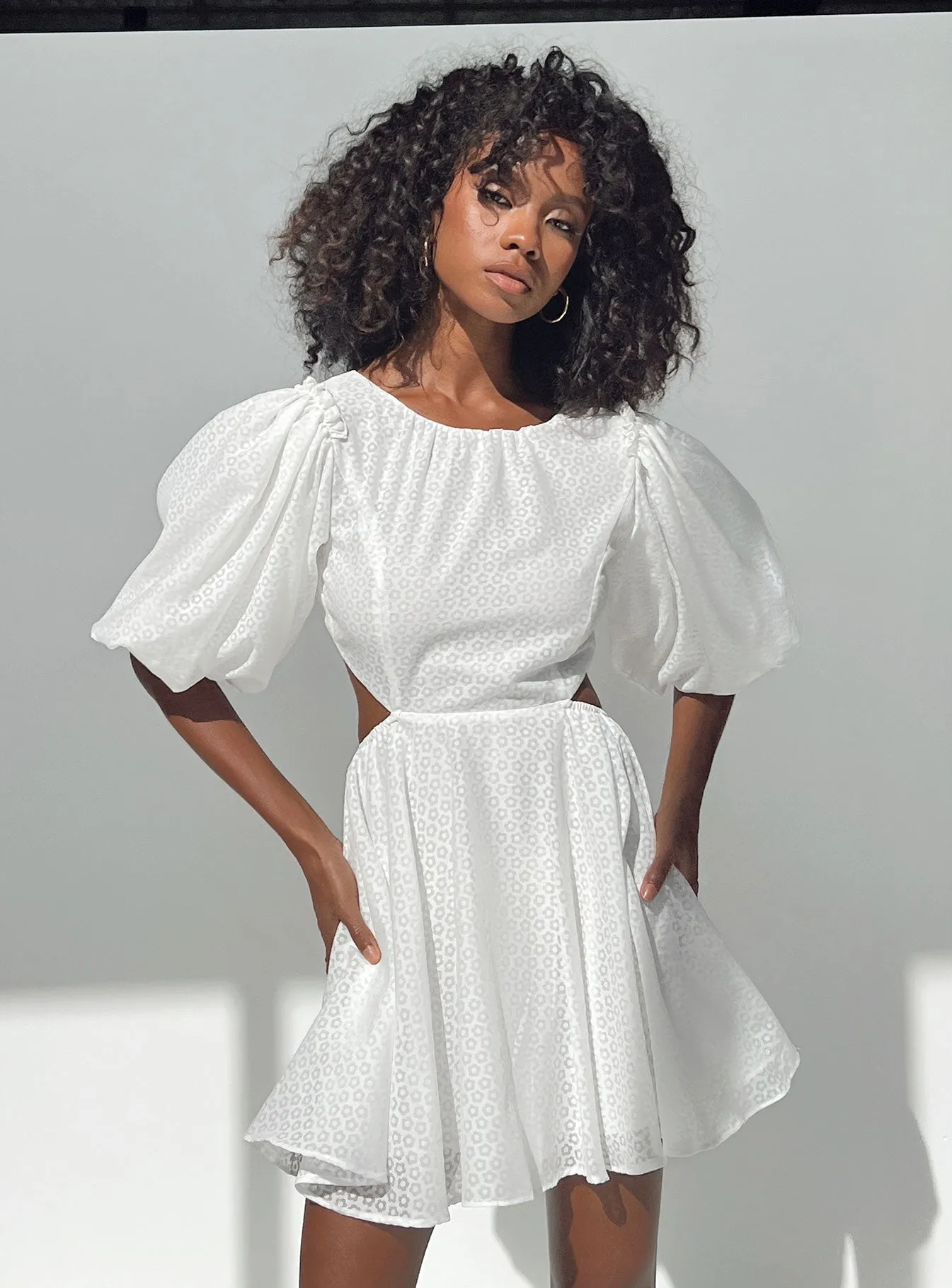 Playful Fashion Urban Pop Marano Mini Dress White