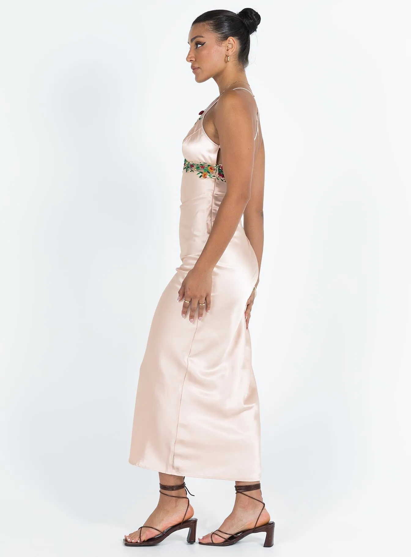 Tulip Glow Sadelle Maxi Dress Champagne