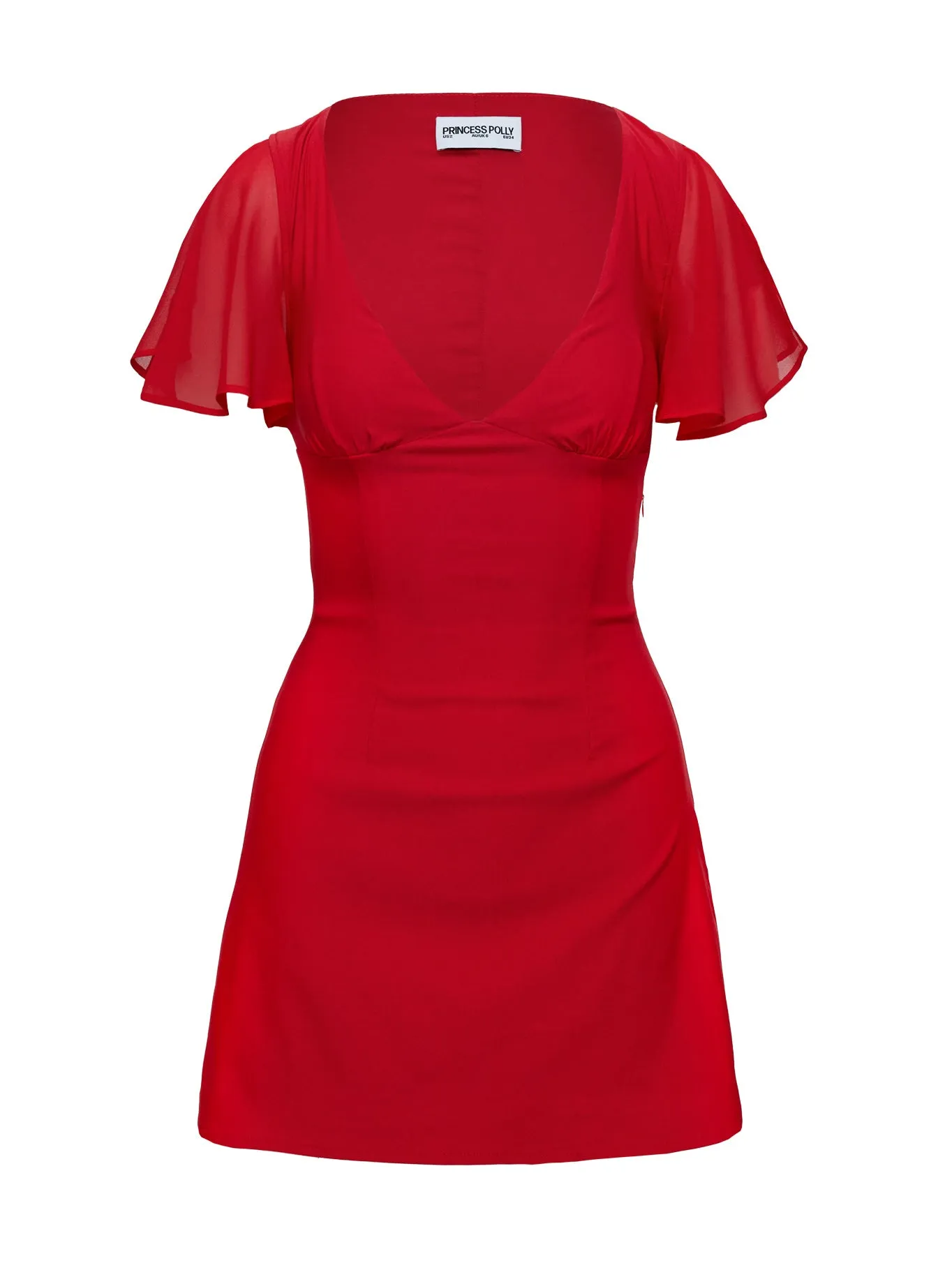 Florie Corset Mini Dress Red Dance Floor Fresh Style