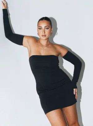 Ramona Mini Dress Black Casual Fit Look