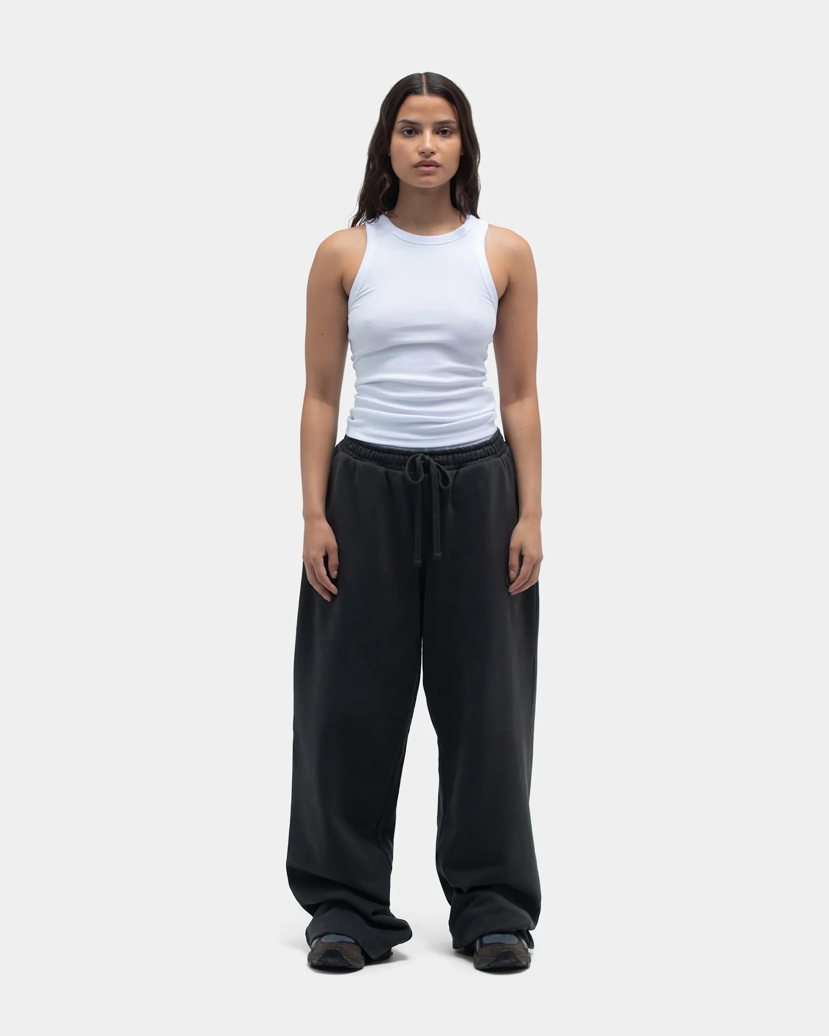 Anti Slip Bands Multi Purpose Rib Tank Top, Women - White Cost effective