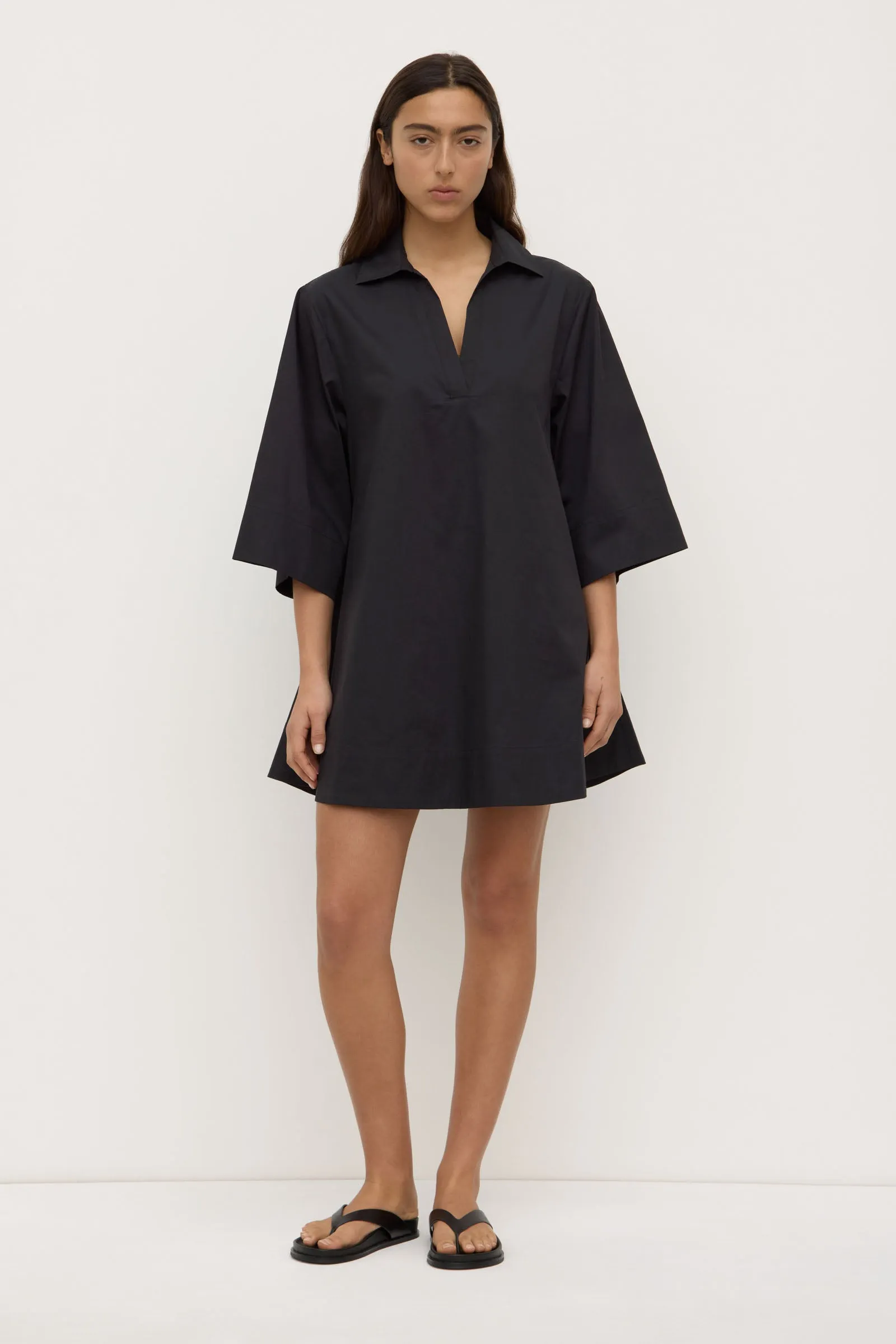 Beach Fit ReflectiveTrims Claire Mini Shirt Dress