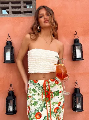 Summer Wardrobe Alzino Top Cream