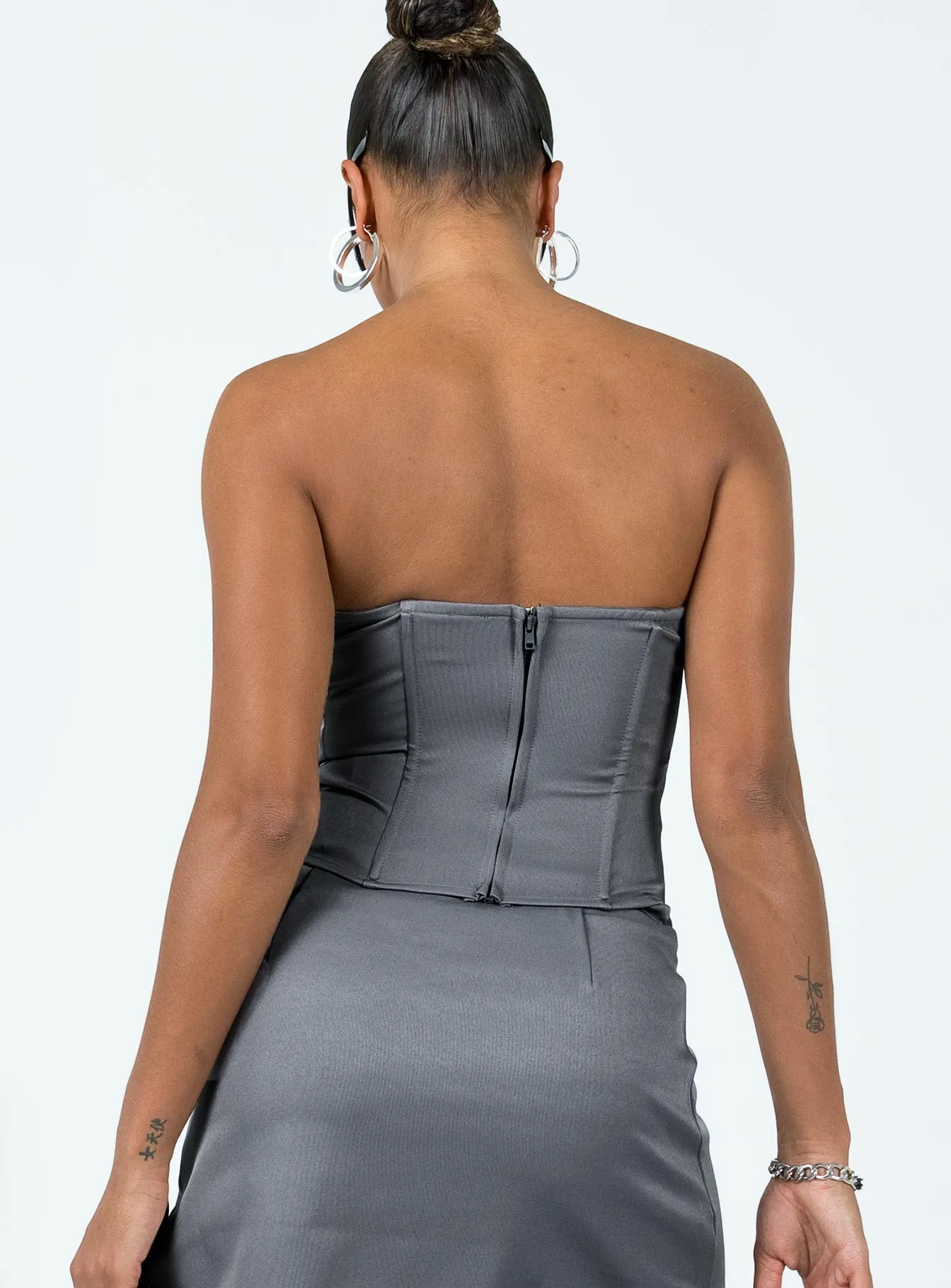 Ewan Top Grey Interlock Knit