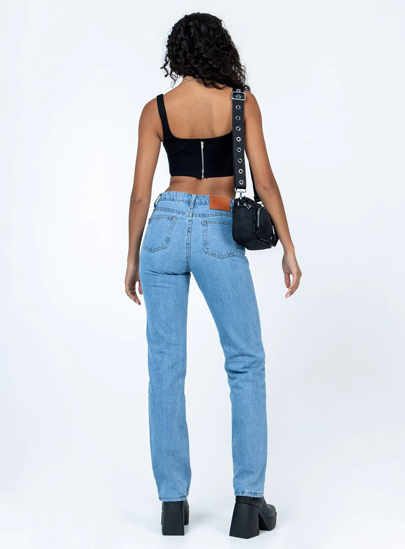 Casual Fit Hewie Mom Jeans Denim
