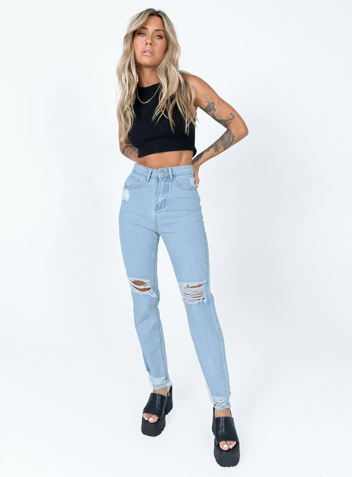 Anti Fade Technology Non Toxic Textile Certified Camile Jean Denim