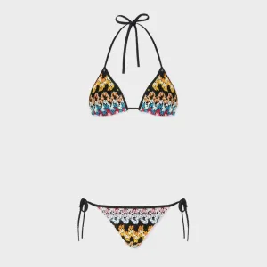 Adjustable Ties Design Missoni Bikini - Multicolor Dark Base