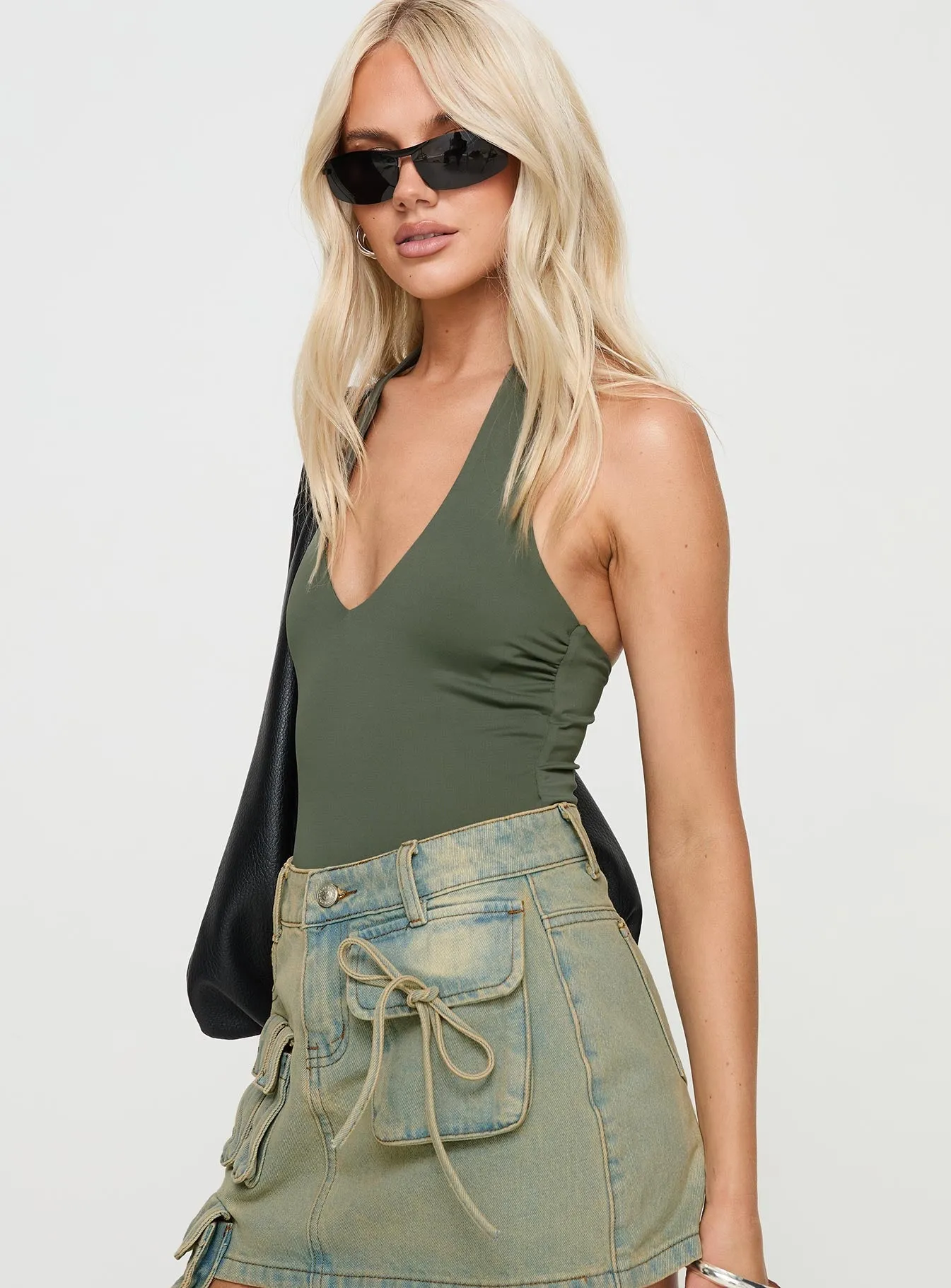 Abelie Bodysuit Green Flexible Holiday