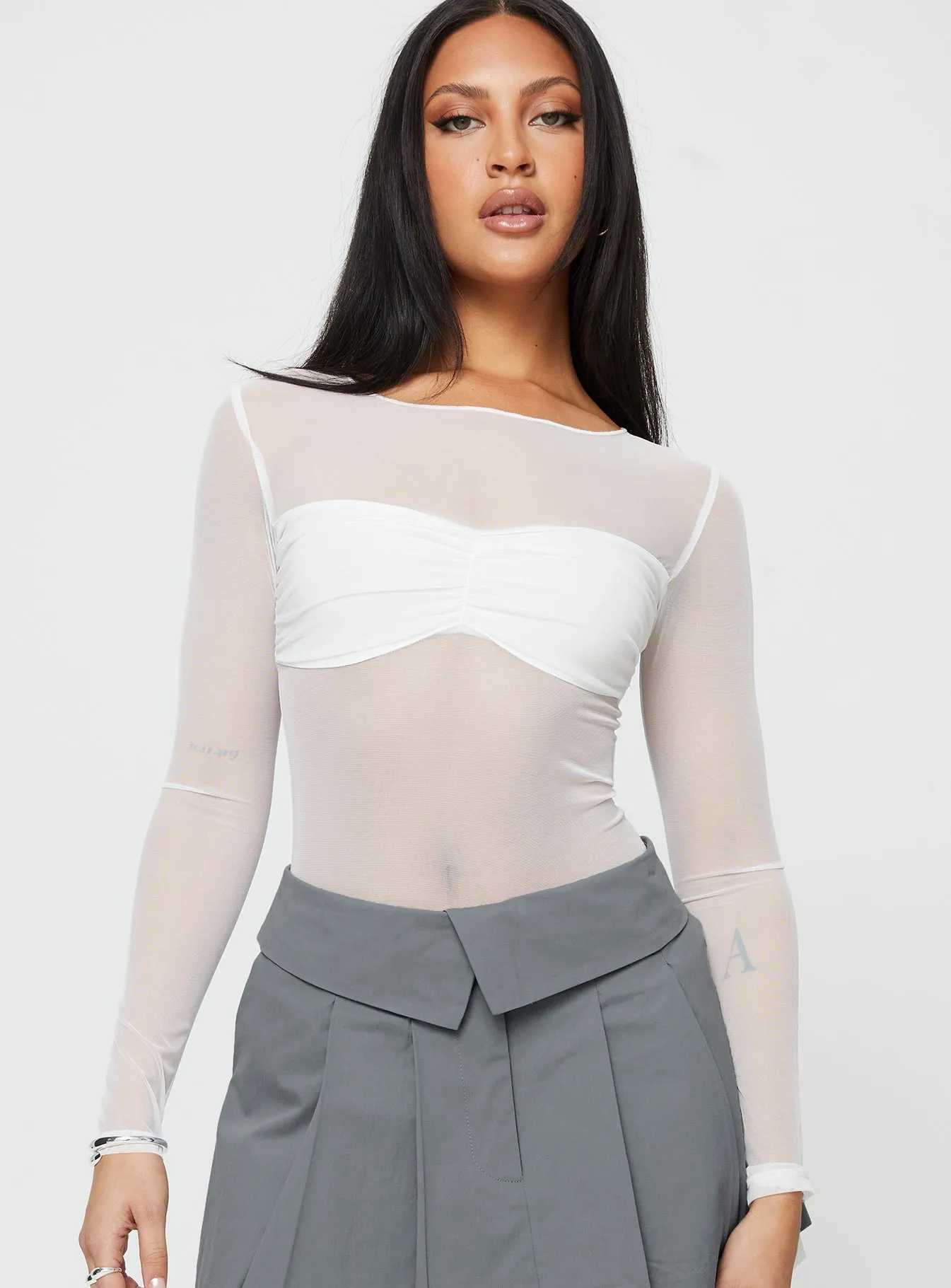 Duet Bodysuit White Versatile Outdoor