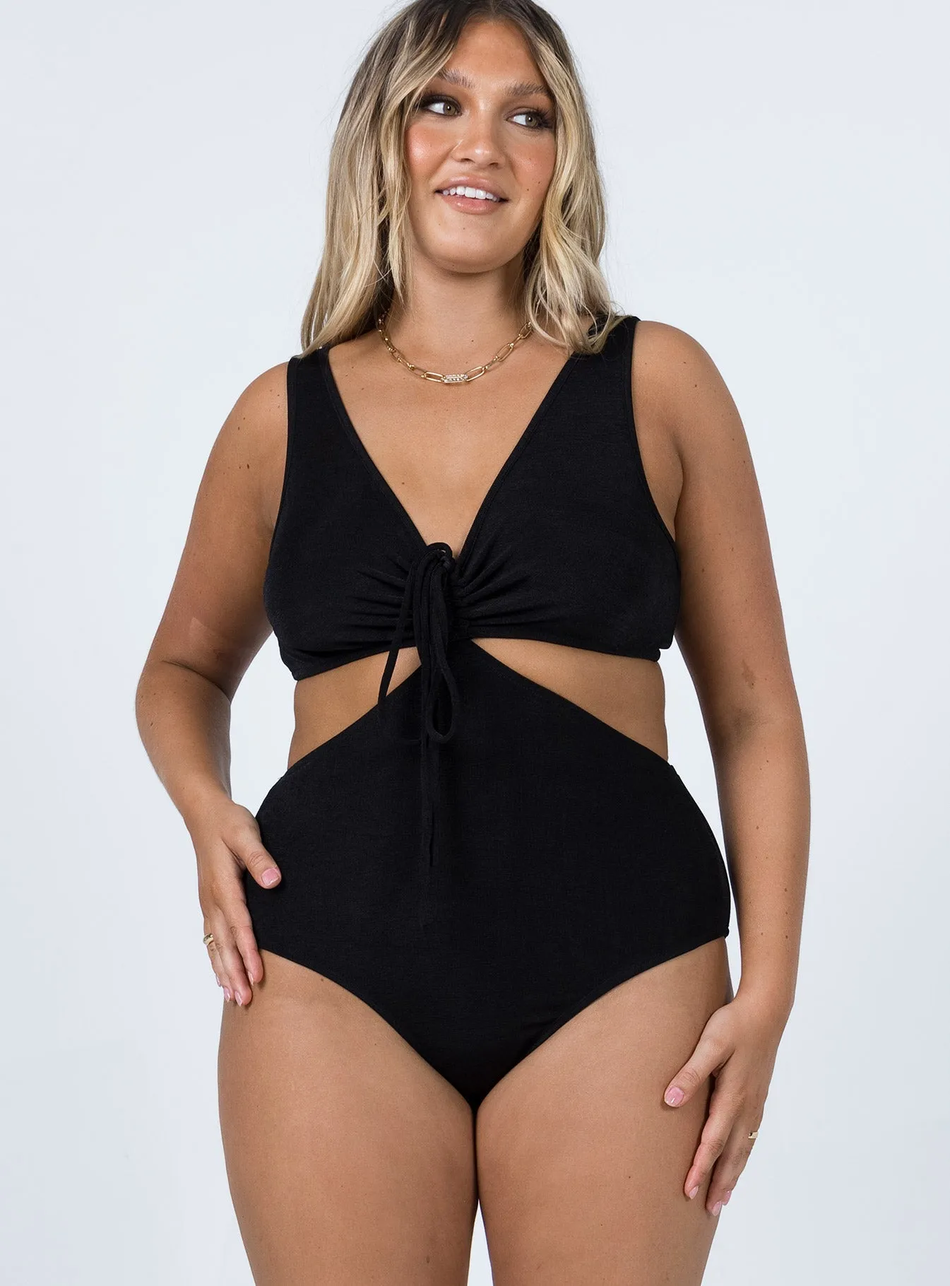 Finlay Bodysuit Black Loose Premium Lightweight Trendy