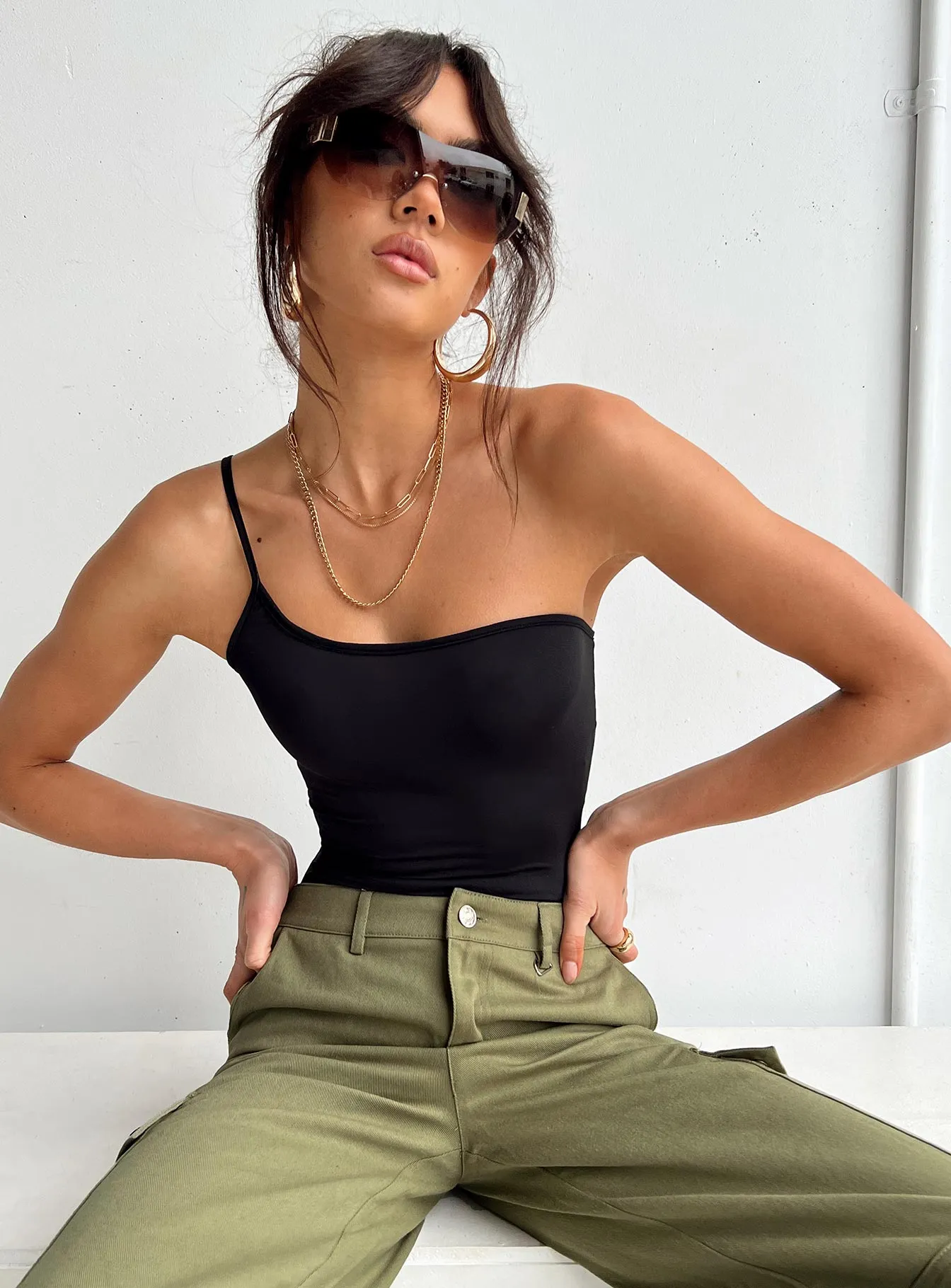 Clean Basic Hutter Bodysuit Black