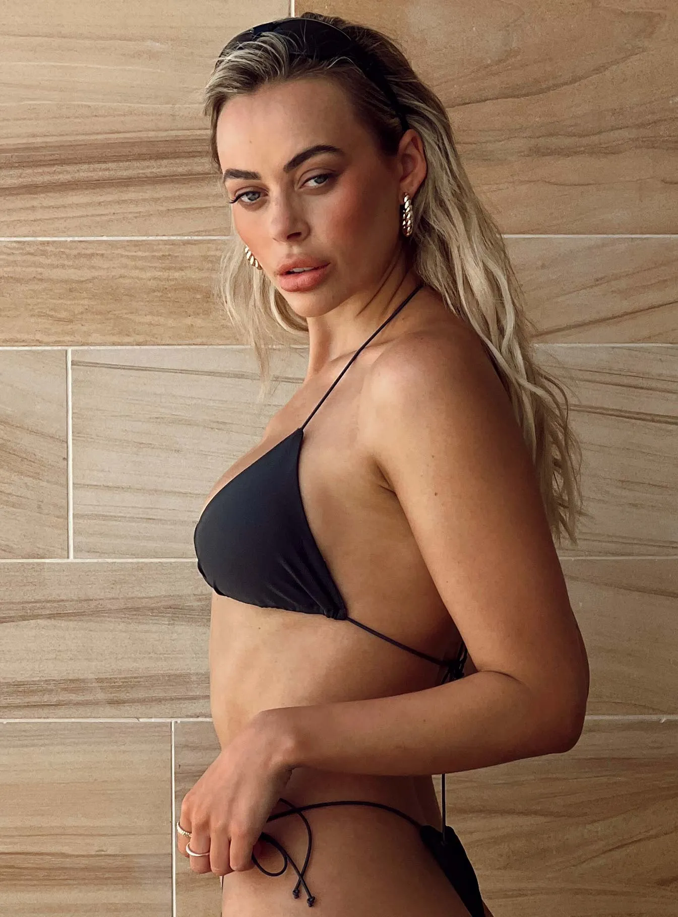 Flexible Fit System Abby Bikini Top Slate