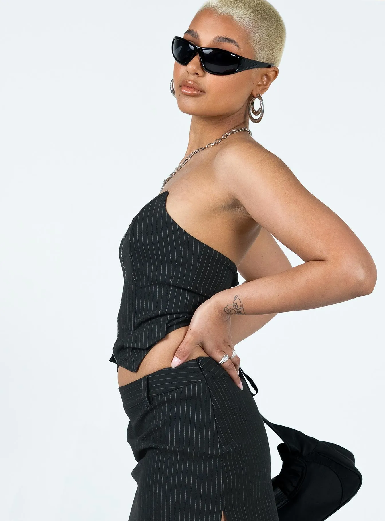 Prepped To Prime Corset Black Biodegradable Fiber Blend