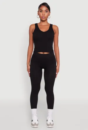 Basic Leggings for Comfortable Everyday Wear Urban Style Sweat Ready