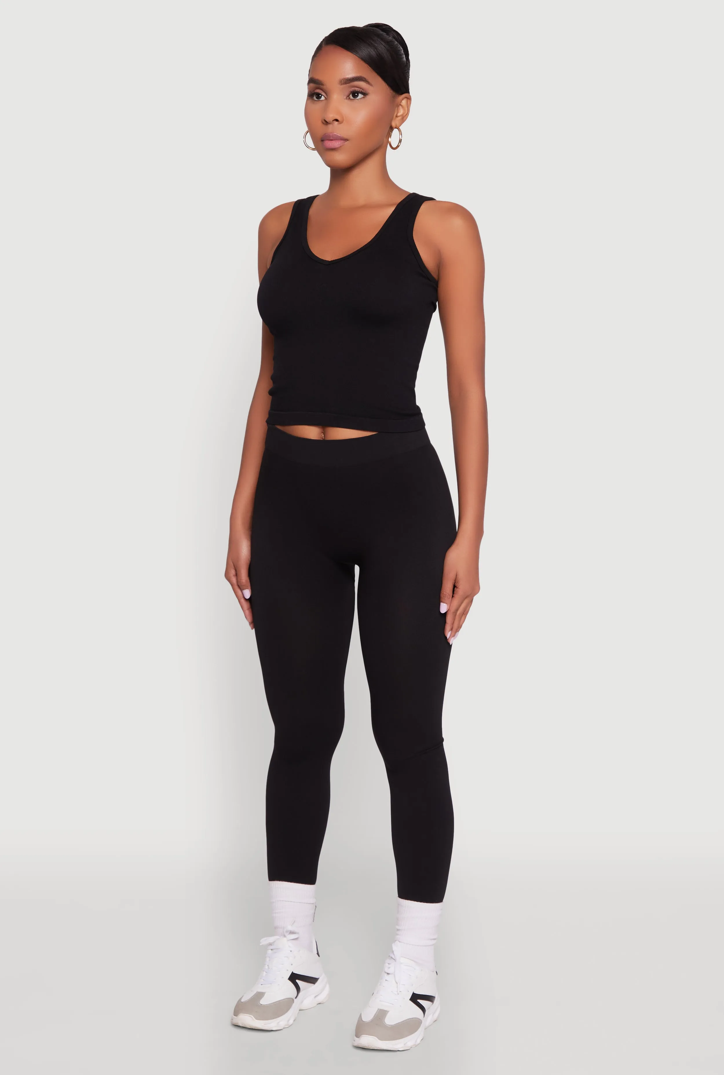 Basic Leggings for Comfortable Everyday Wear High density material