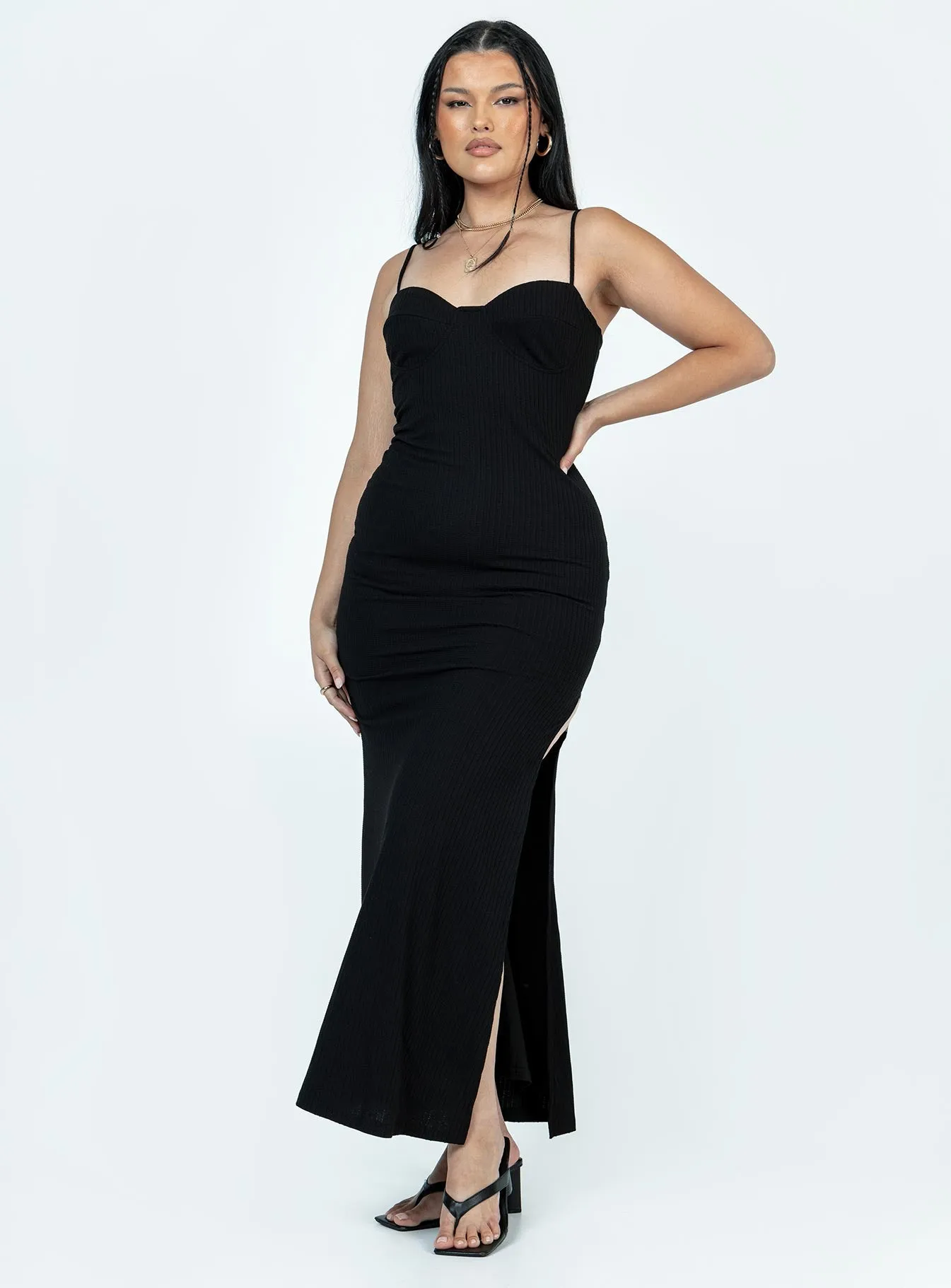 Lavender Field Belladonna Maxi Dress Black