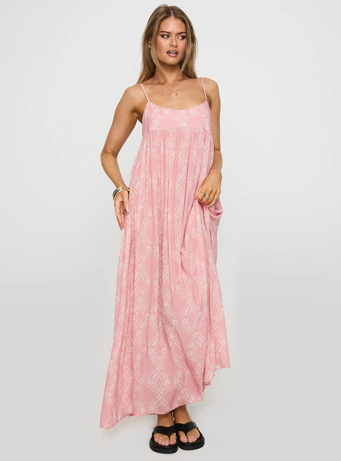 Romance Feel Seabreeze Maxi Dress Pink