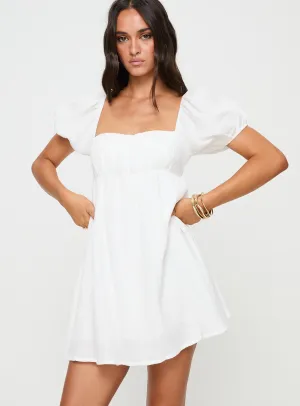 Show Time Let's Dance Mini Dress White