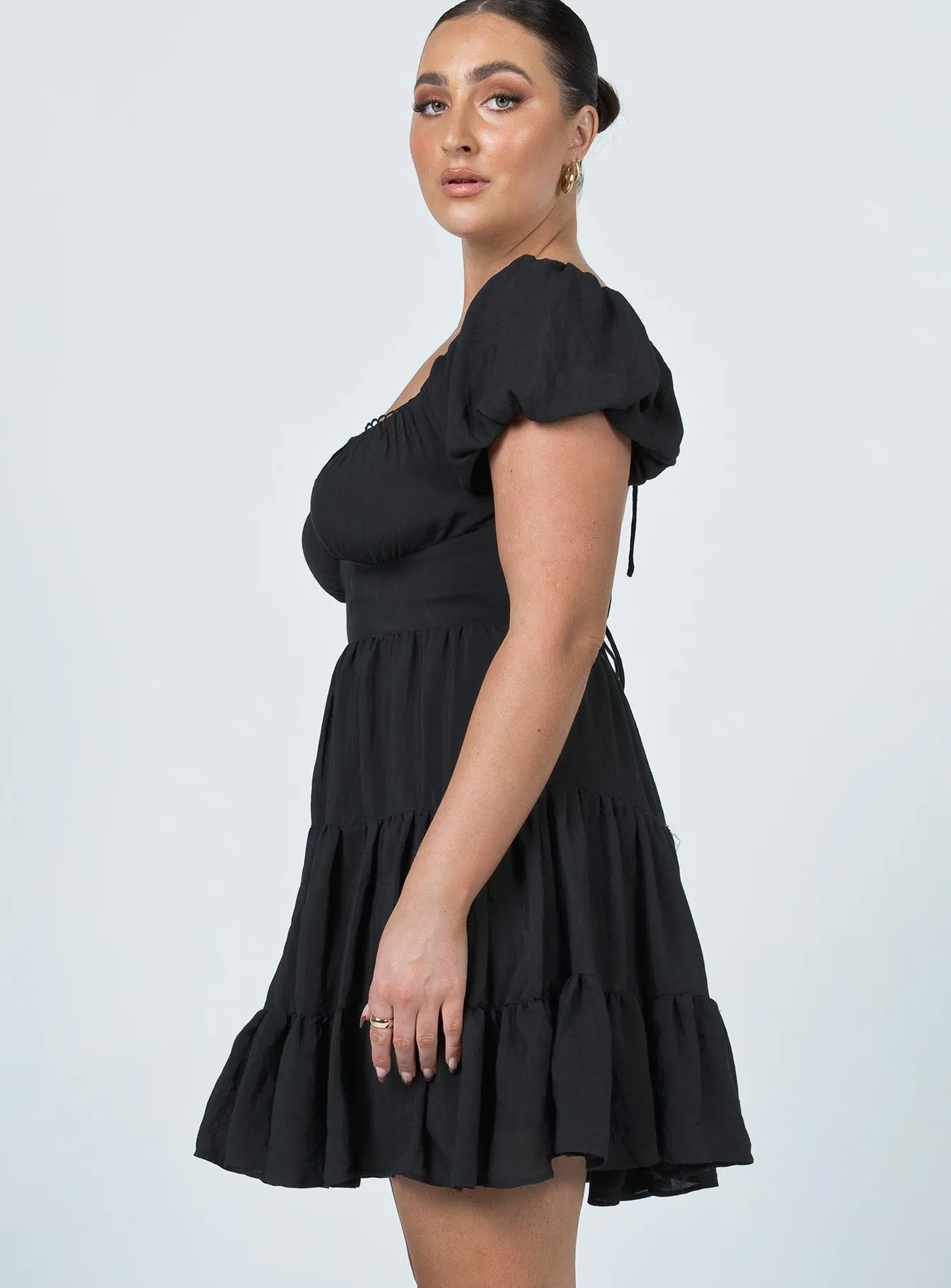 Danny Mini Dress Black Light Fit Chic Look