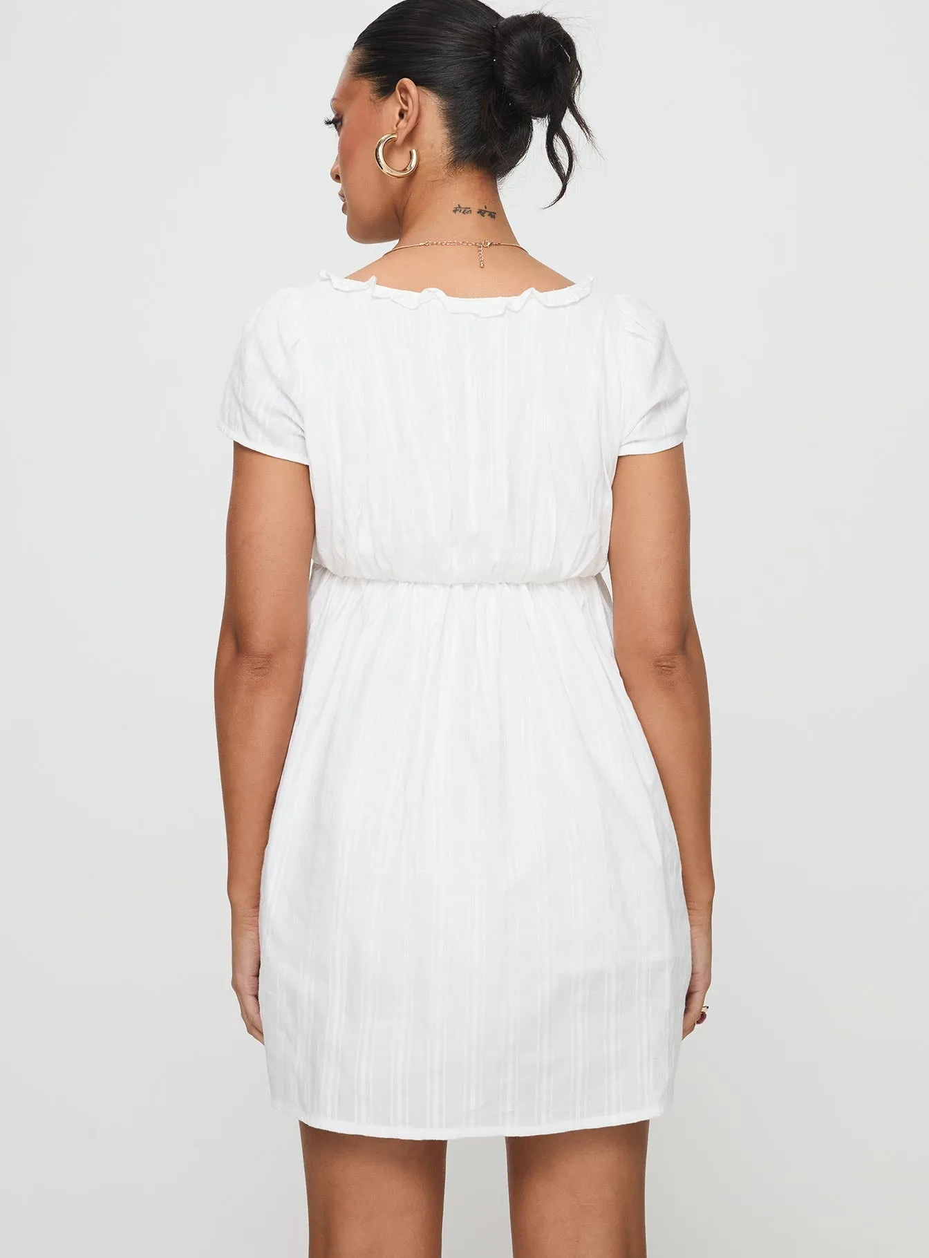 Edge Hot Monsterrat Mini Dress White