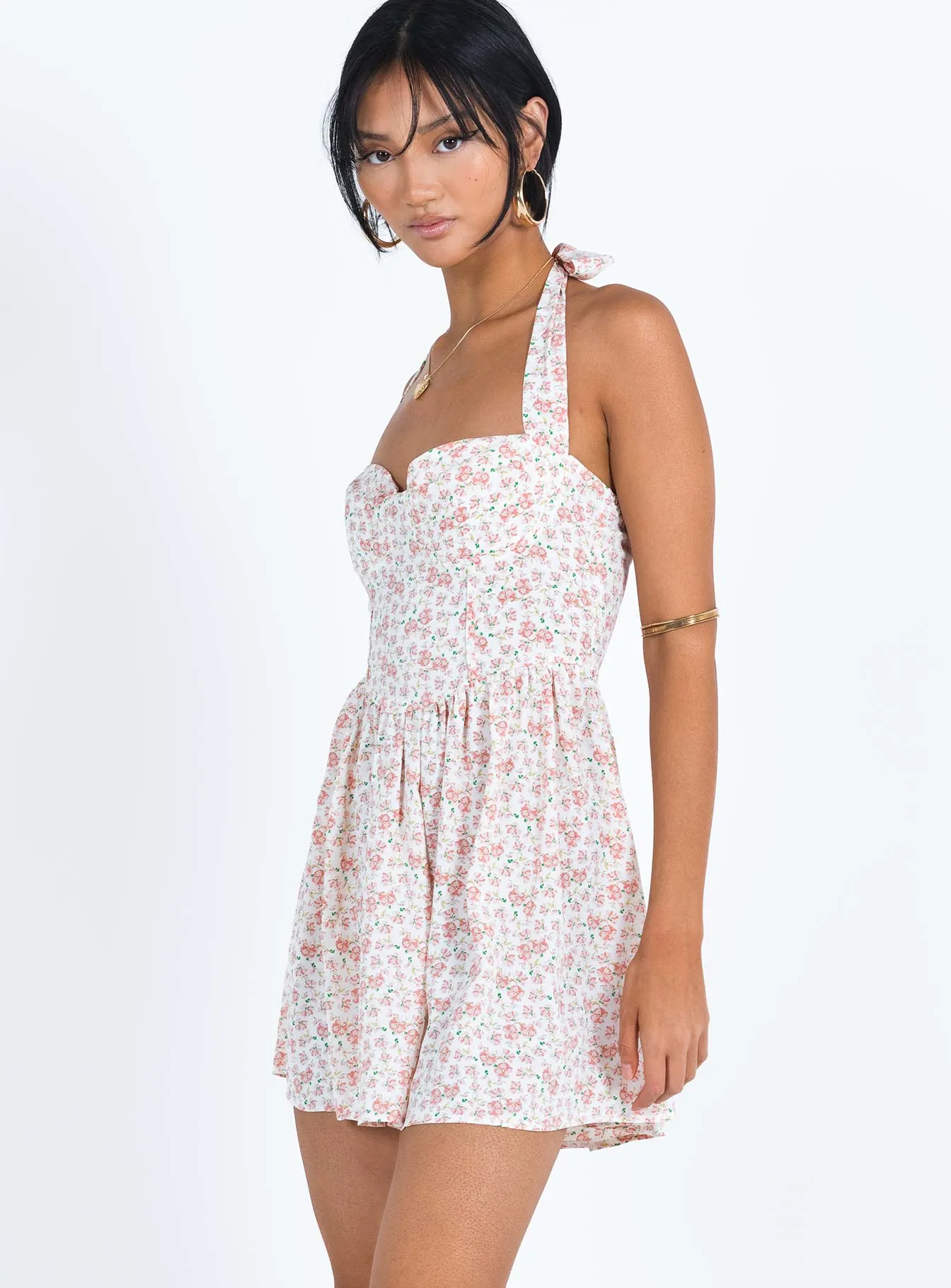Pop Glow Comfortable and breezy mini Lyle Mini Dress Pink Floral