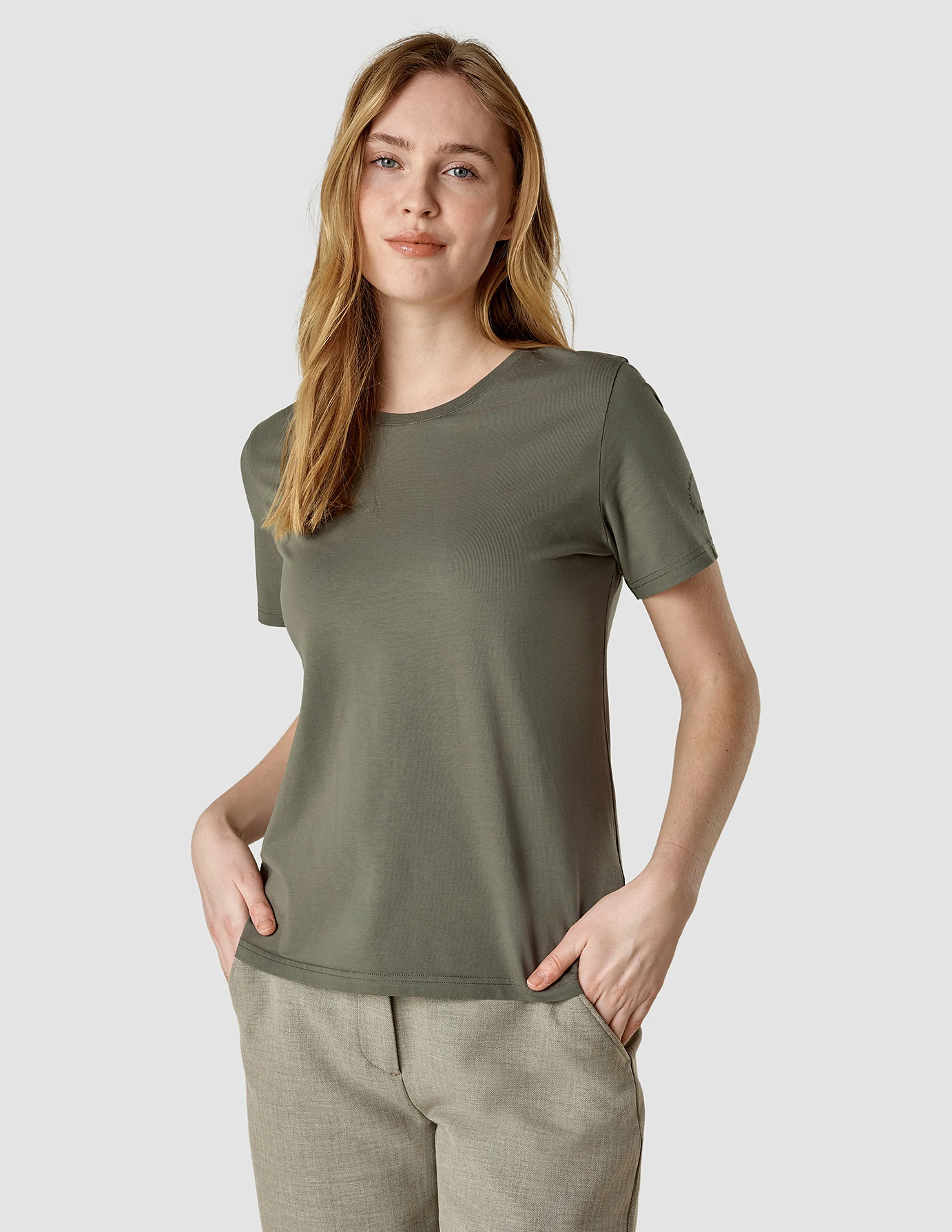 StaticFree Lining Supima Autograph T-shirt Dark Olive