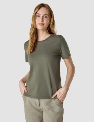 StaticFree Lining Supima Autograph T-shirt Dark Olive