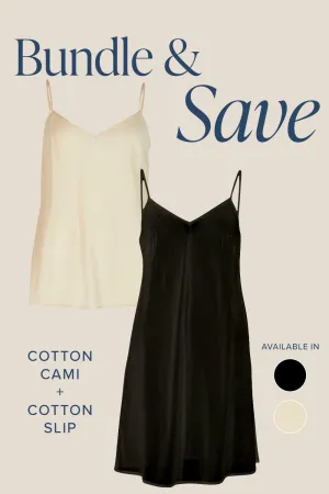 The Cotton Slip & Cami Bundle NoRubEdging