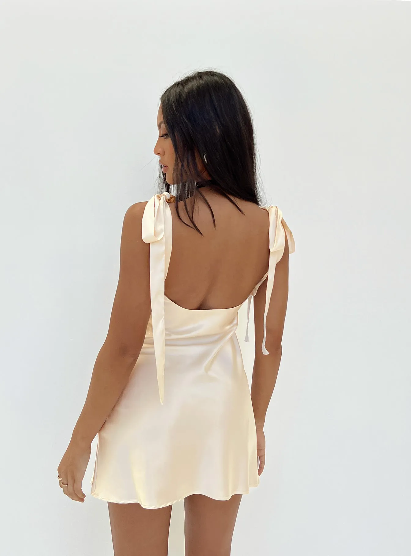 Mini for a night out Beat Warm Barbara Mini Dress Ivory