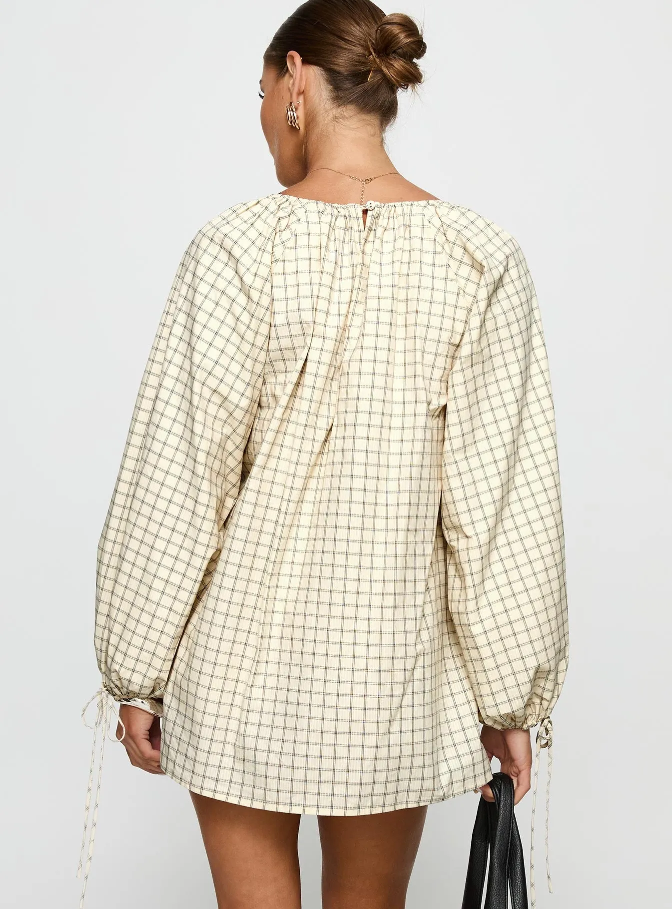 Preacher Playsuit White Check Odor Resistant