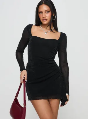 Club Light Never Too Much Mini Dress Black