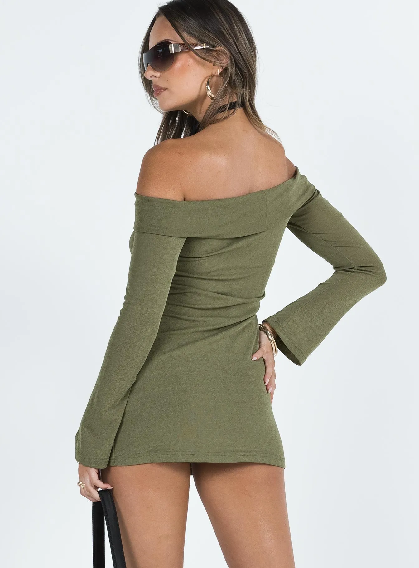 Anya Mini Dress Green High Beat