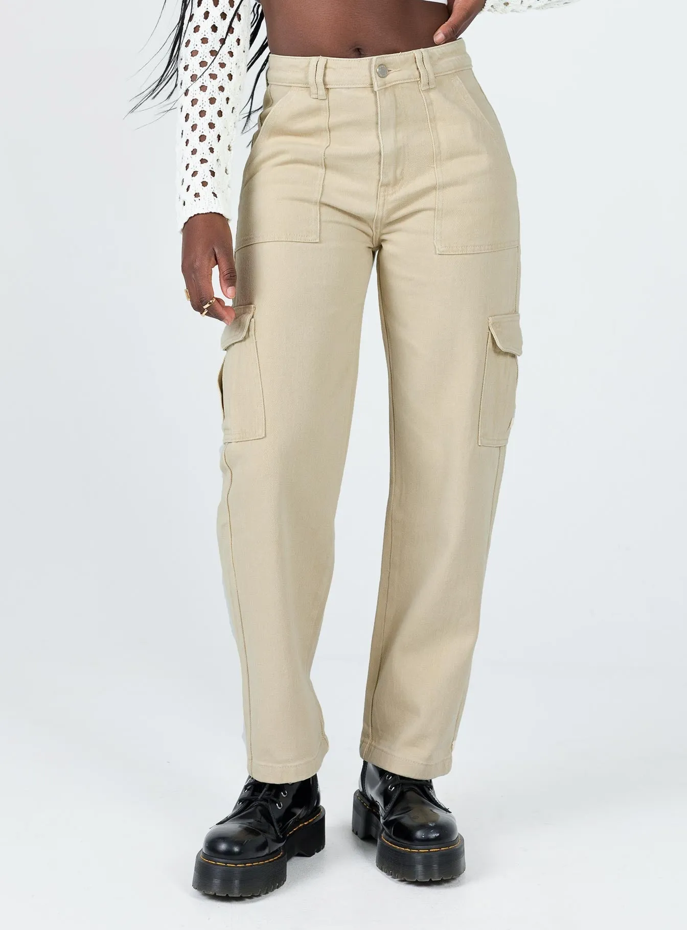 Adelaide Cargo Jeans Stone Teen Outfit Eco Friendly Travel Outfit