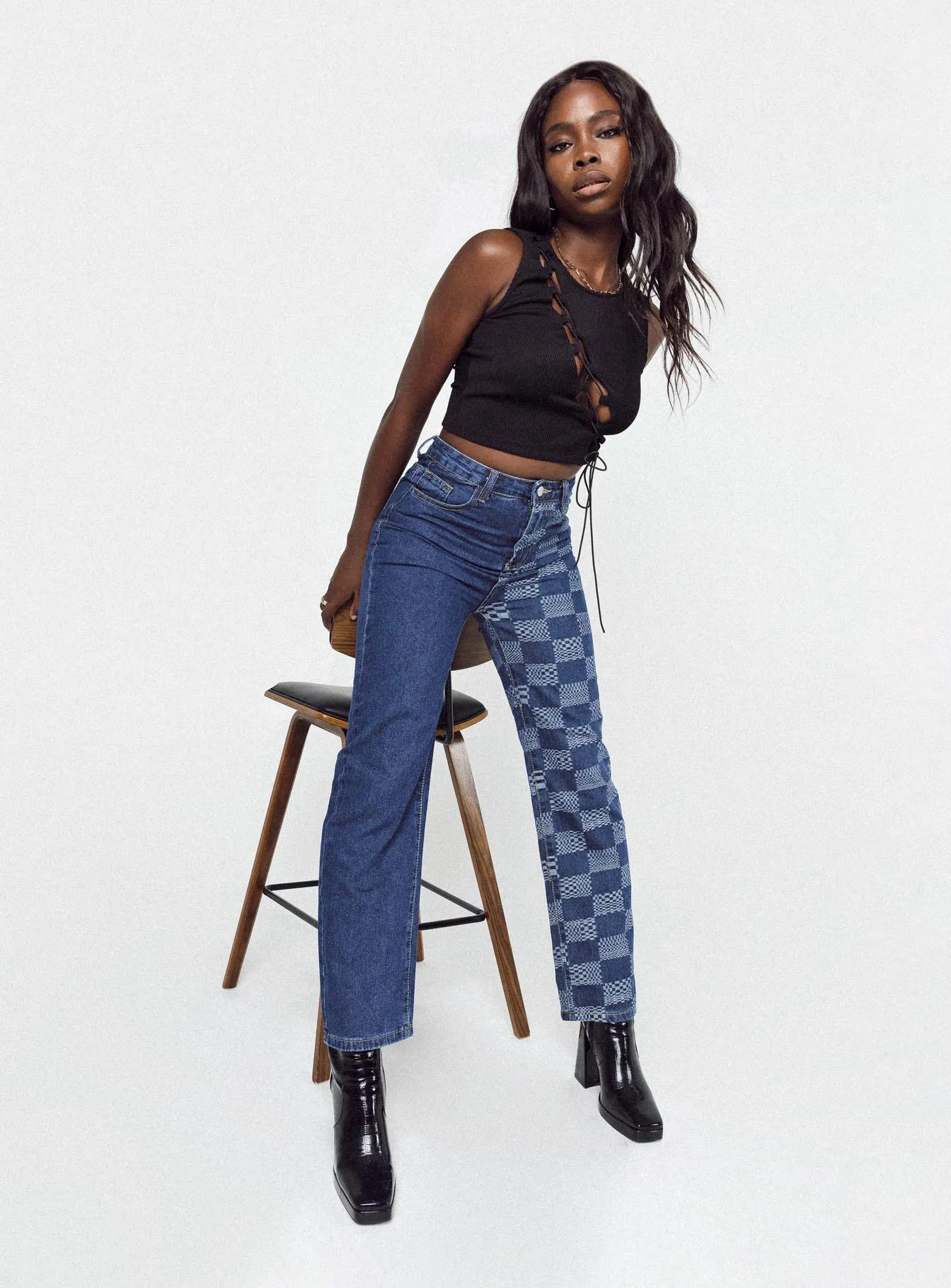 Fit Anytime Cher Straight Leg Denim Jeans