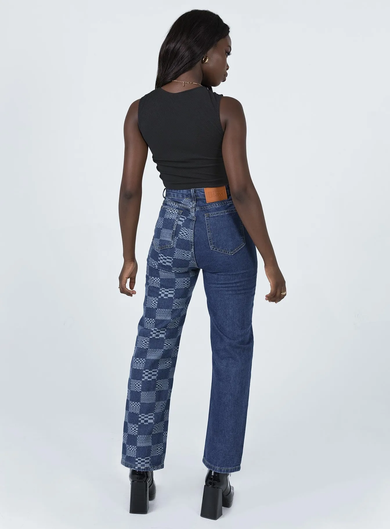 All Time Basic Quick Outfit Cher Straight Leg Denim Jeans