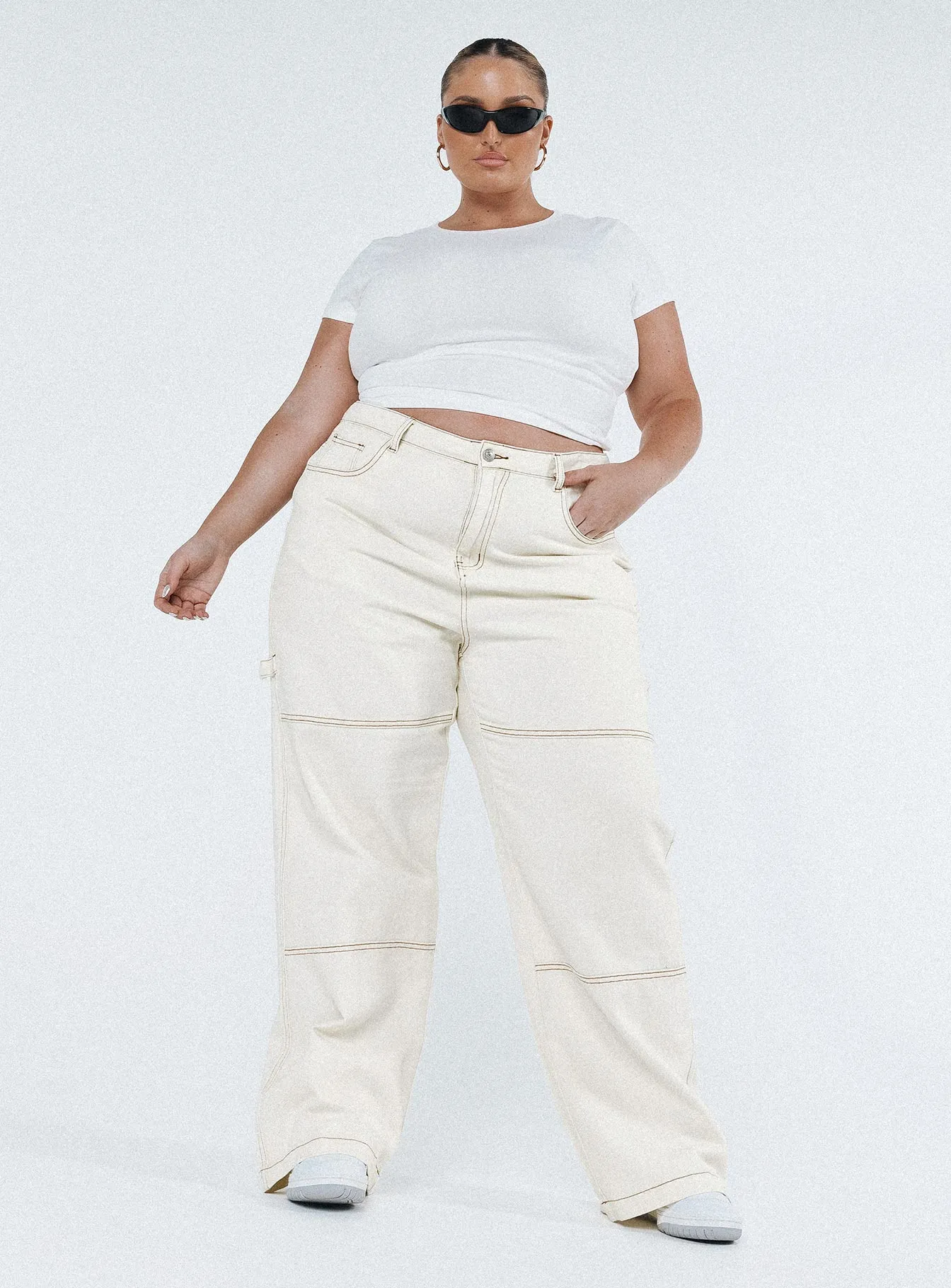 Casual Wear Copeland Jeans White Curve