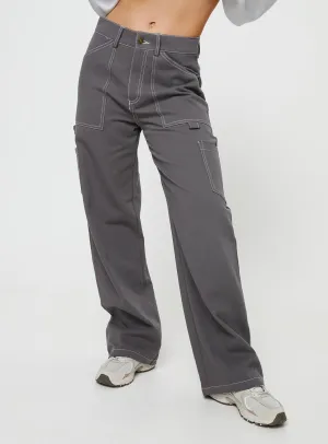 Hellier Cargo Pant Slate City Life Style