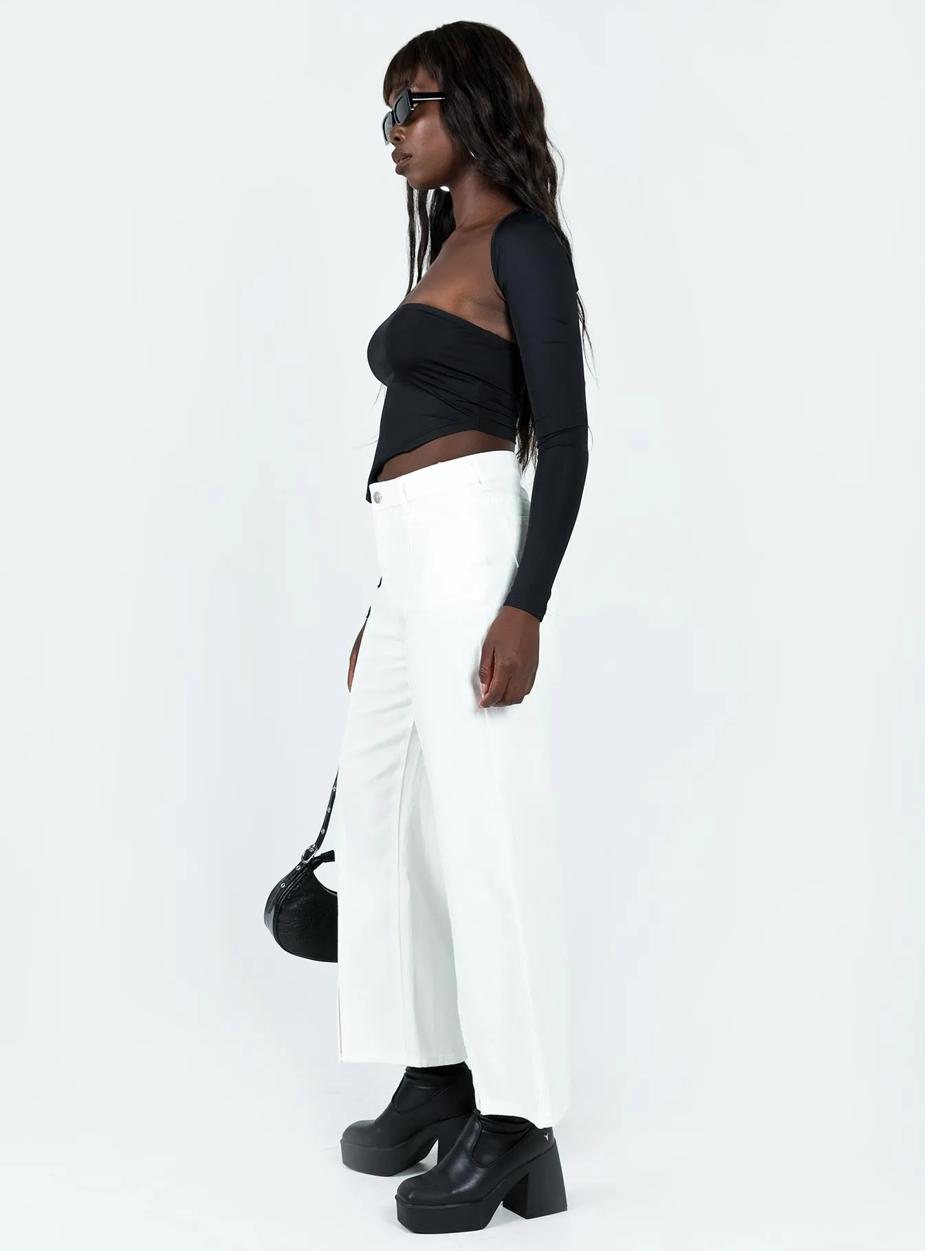 No Fuss Fit Mackman Jeans White Denim