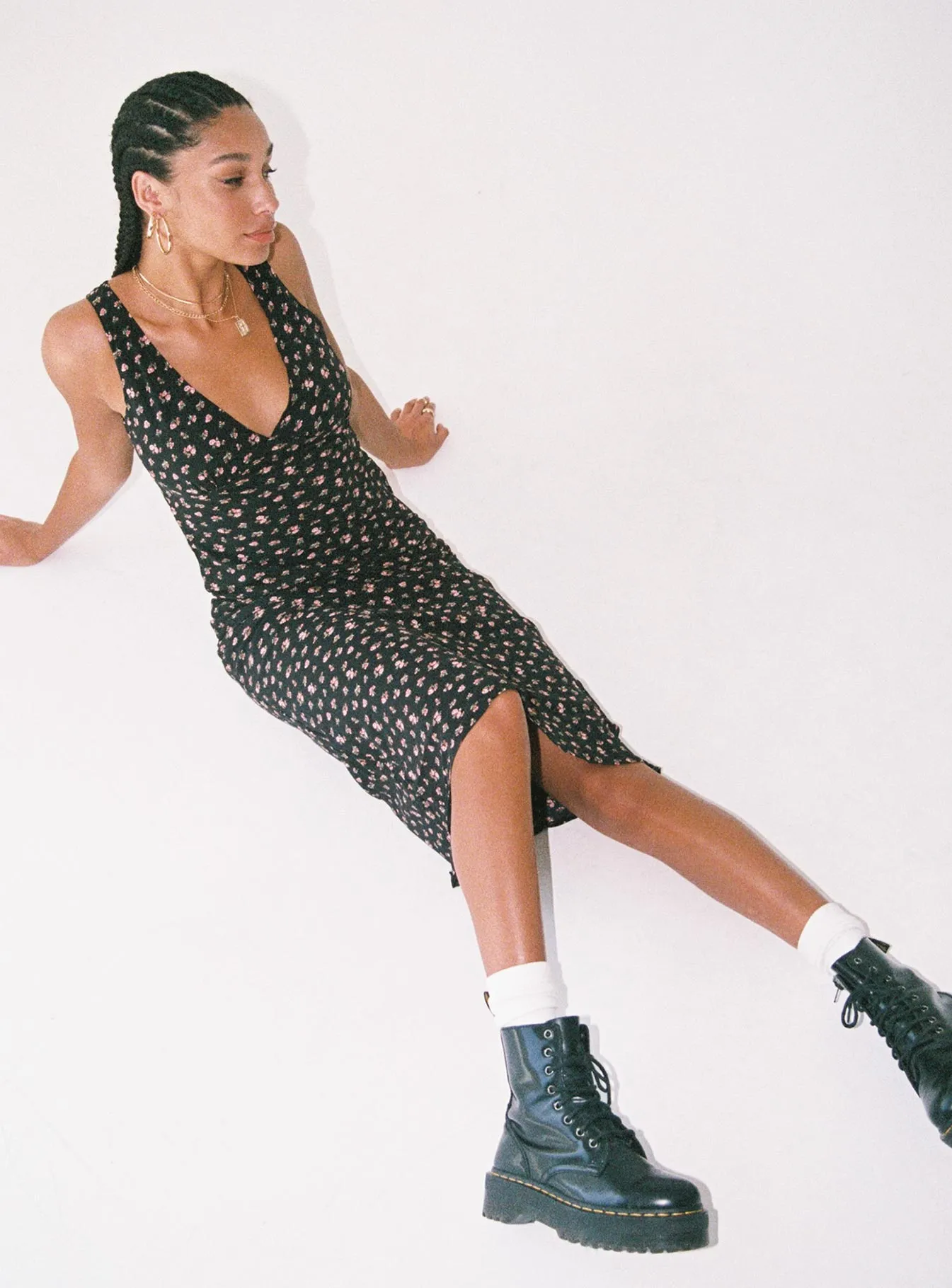 Sariah Maxi Dress Black Petite With its timeless design this dress is perfect for any season and any setting Tree Arch